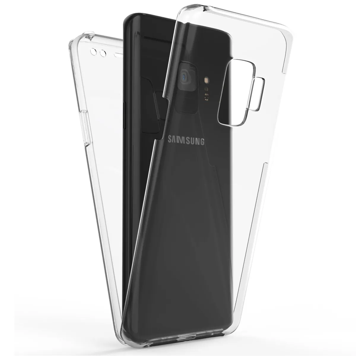 NALIA 360° Hülle für Samsung Galaxy S9 – Vorne & Hinten Schutz – 360GUARD (Full-Body Case) – Marke aus Berlin