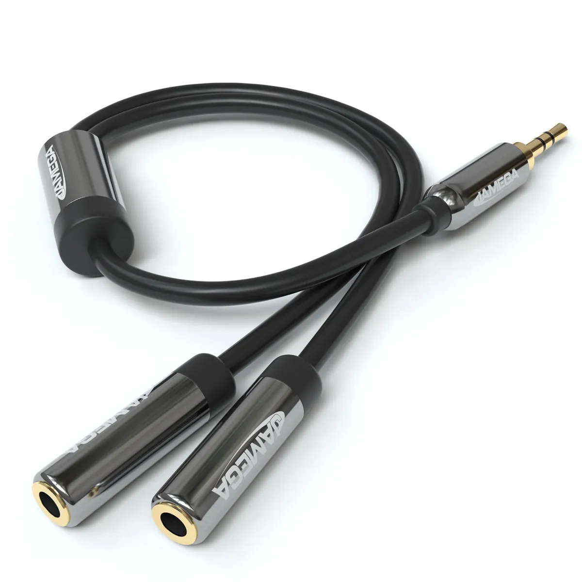 AUX Y-Adapter - Stecker auf 2x Buchse 0,2m