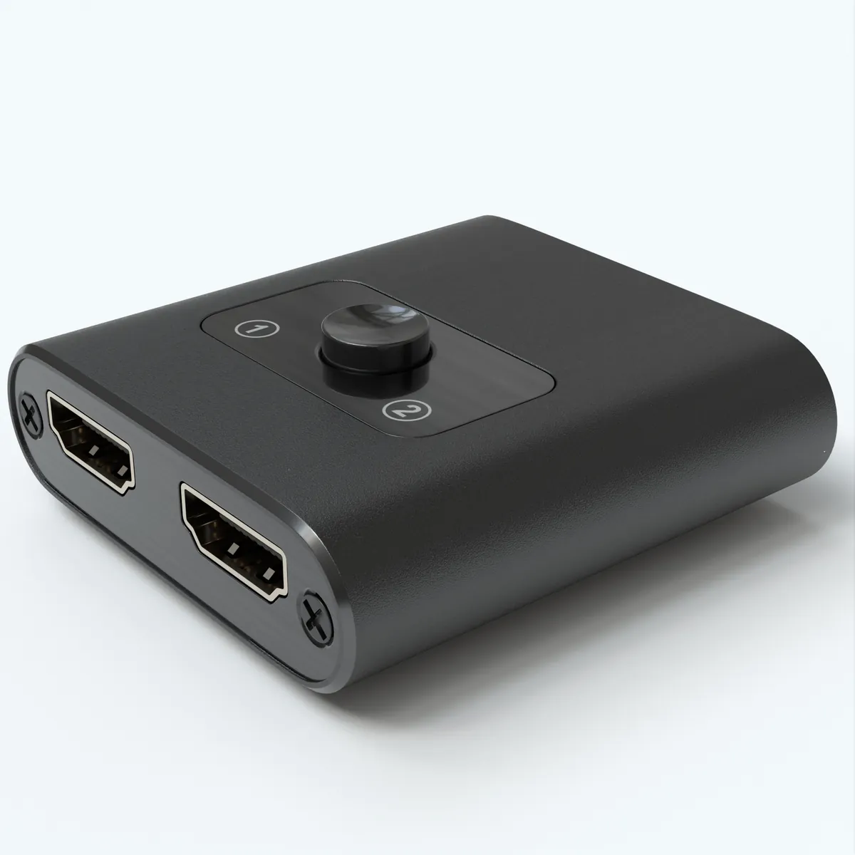 HDMI Umschalter 2x1, bidirektional, Metall, 4K60Hz