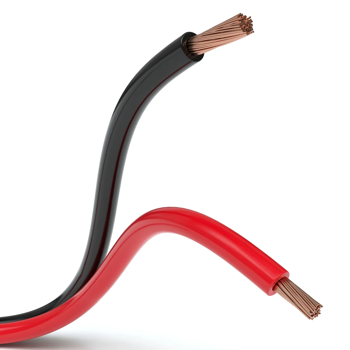Lautsprecherkabel, 2 x 1,5mm², rot/schwarz - S-Impuls Variante