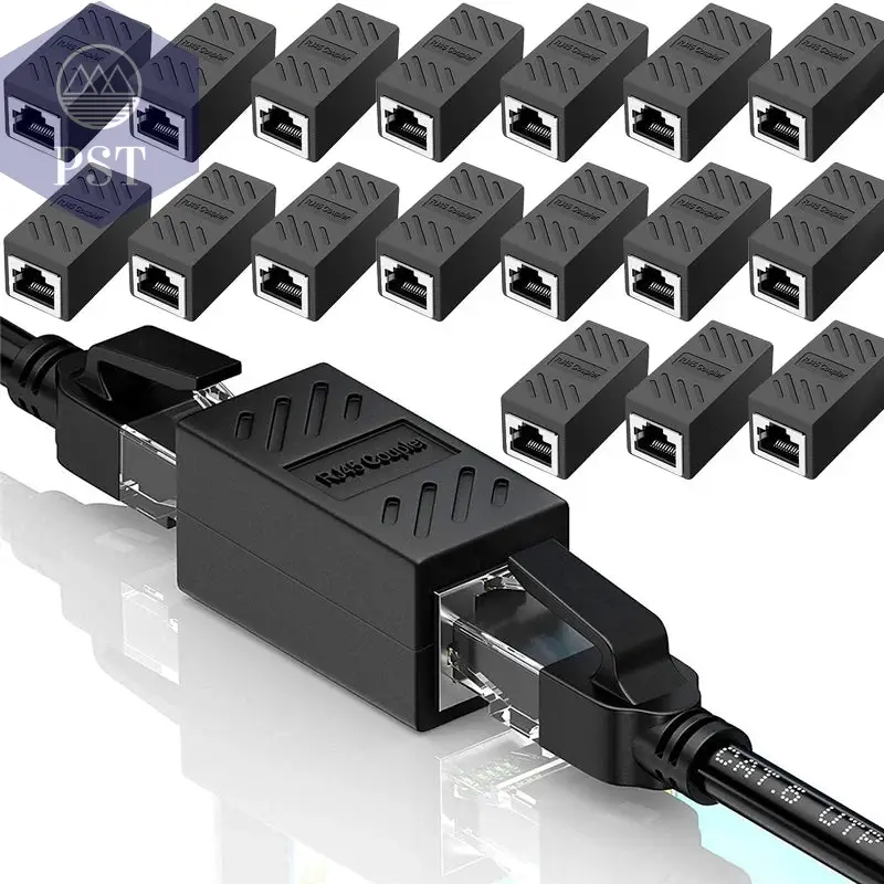 1/5/10/20pcs RJ45 Coupler Ethernet Cable Coupler LAN Connector Cat7 Cat6 Cat5e Ethernet Cable Extender Adapter Female to Female
