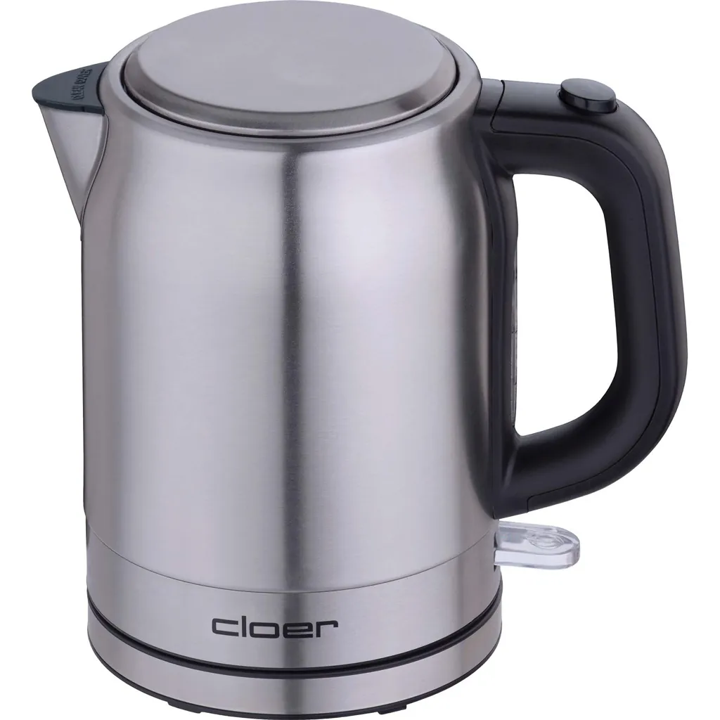 Cloer 4519 Wasserkocher 1L 2200 W Edelstahl matt