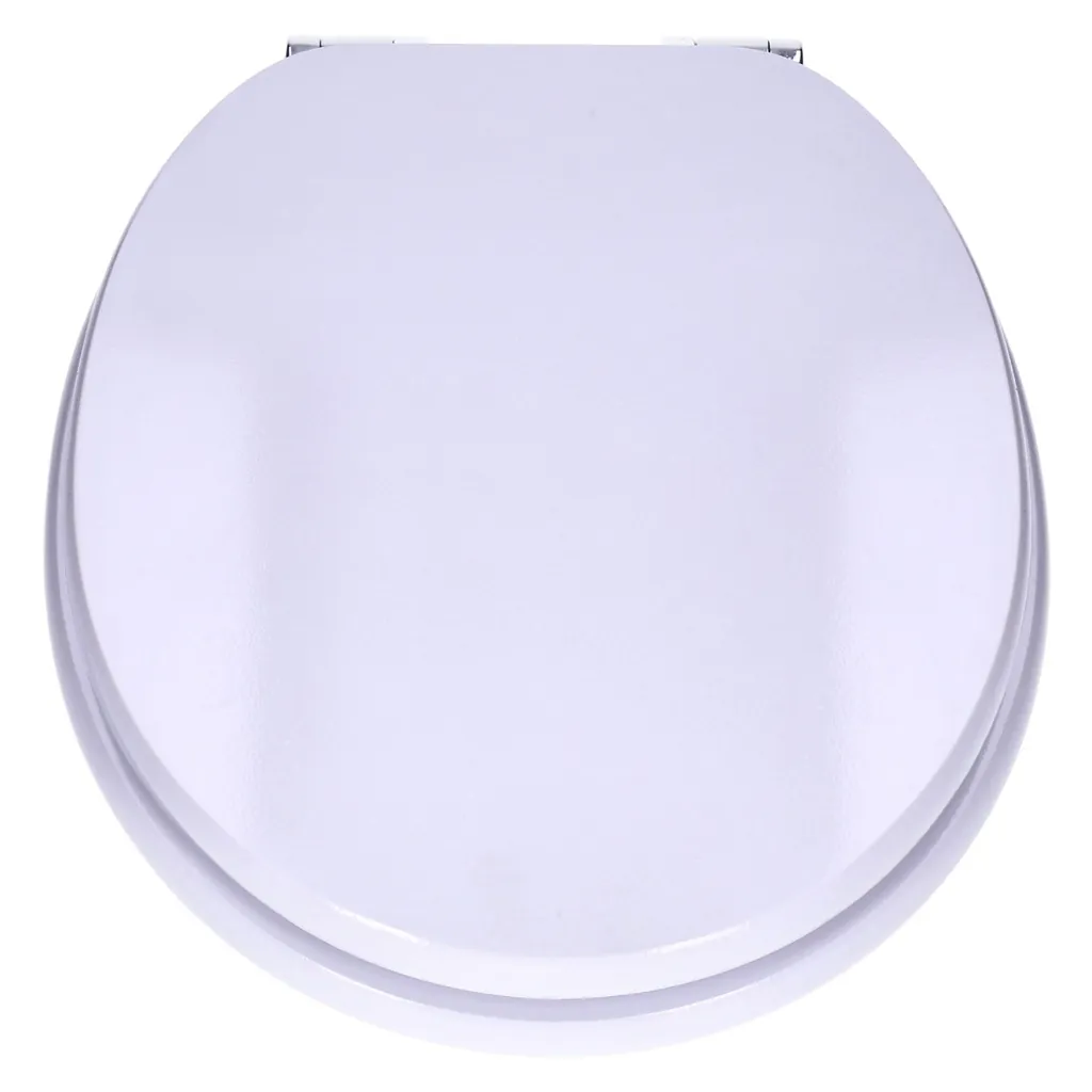 TP WC-Sitz mit Absenk-Automatik, Motiv, Soft-Close Holz-Kern, ovale O-Form, EU-Größe, bis 120 kg White