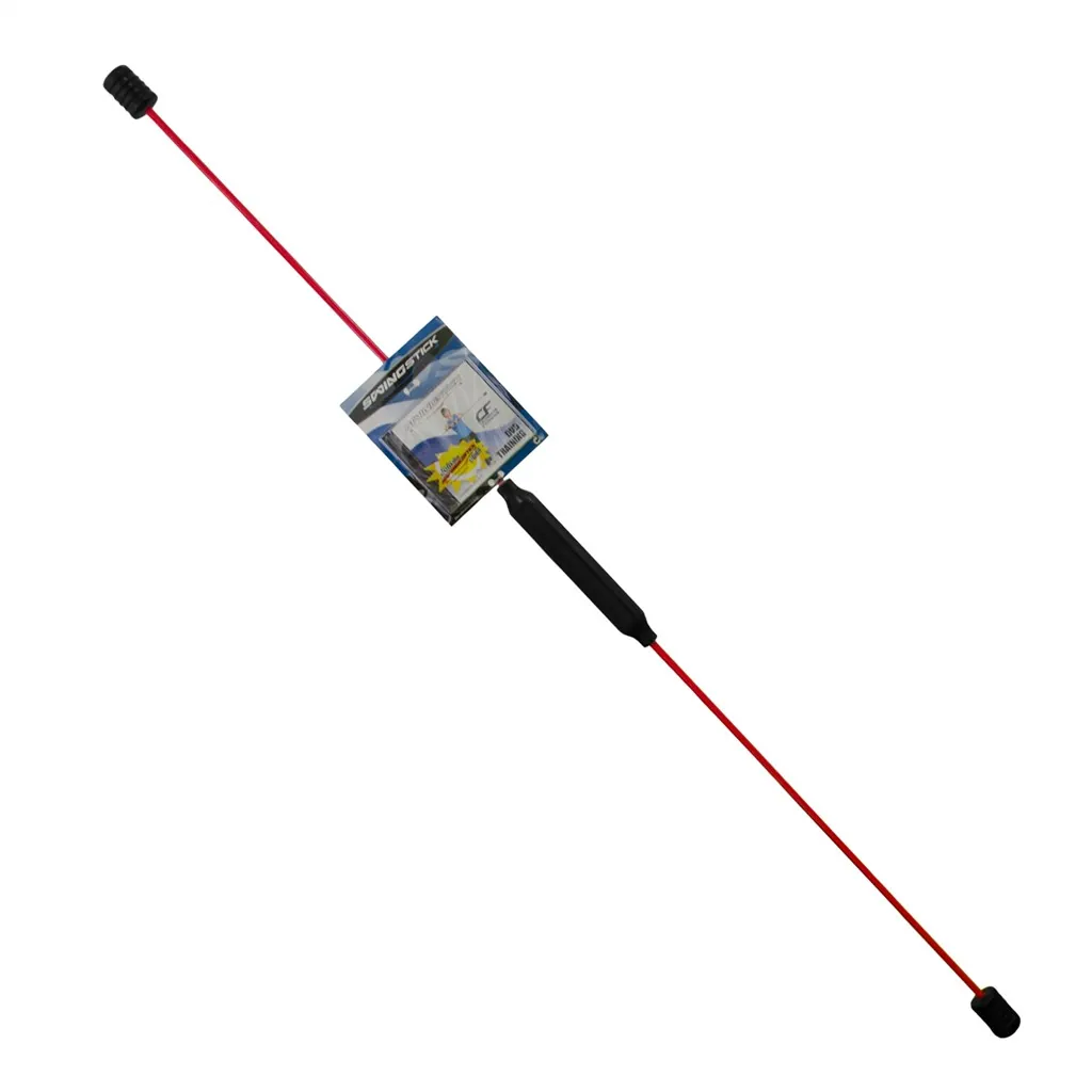Swingstick Schwungstab + Fitness DVD farblich sortiert fördert Fettverbrennung und Ausdauer Rot