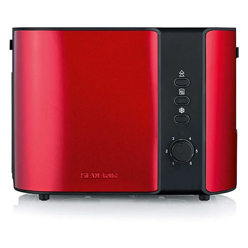 SEVERIN AT 2217 Automatik-Toaster (ca. 800 Watt, für 2 Scheiben, Integrierter Brötchen-Röstaufsatz)
