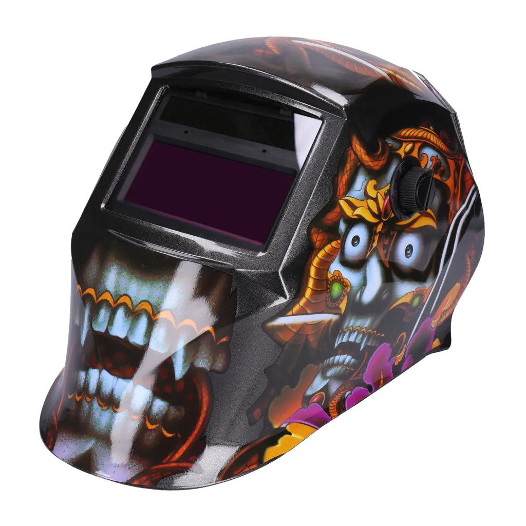 TP Automatik Solar Schweißhelm mit UV-Schutz, auto Verdunkelung, Feuerhemmend, schnelle Schaltzeiten- Freak (1628-A)