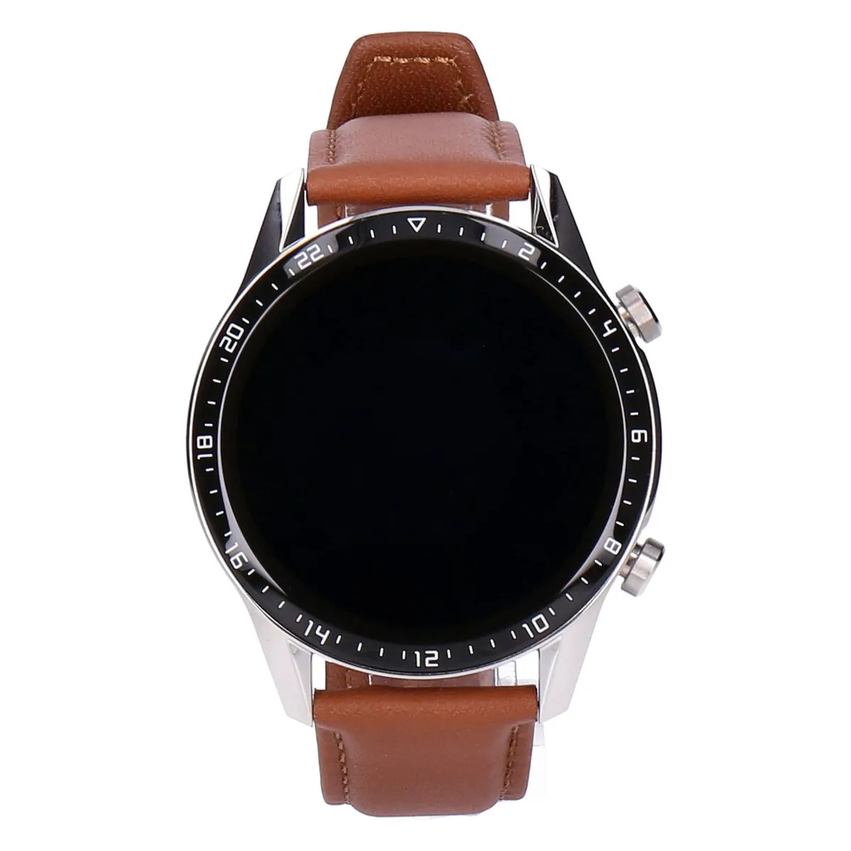 Huawei Watch GT 2 46mm Pebble Brown mit Lederarmband braun
