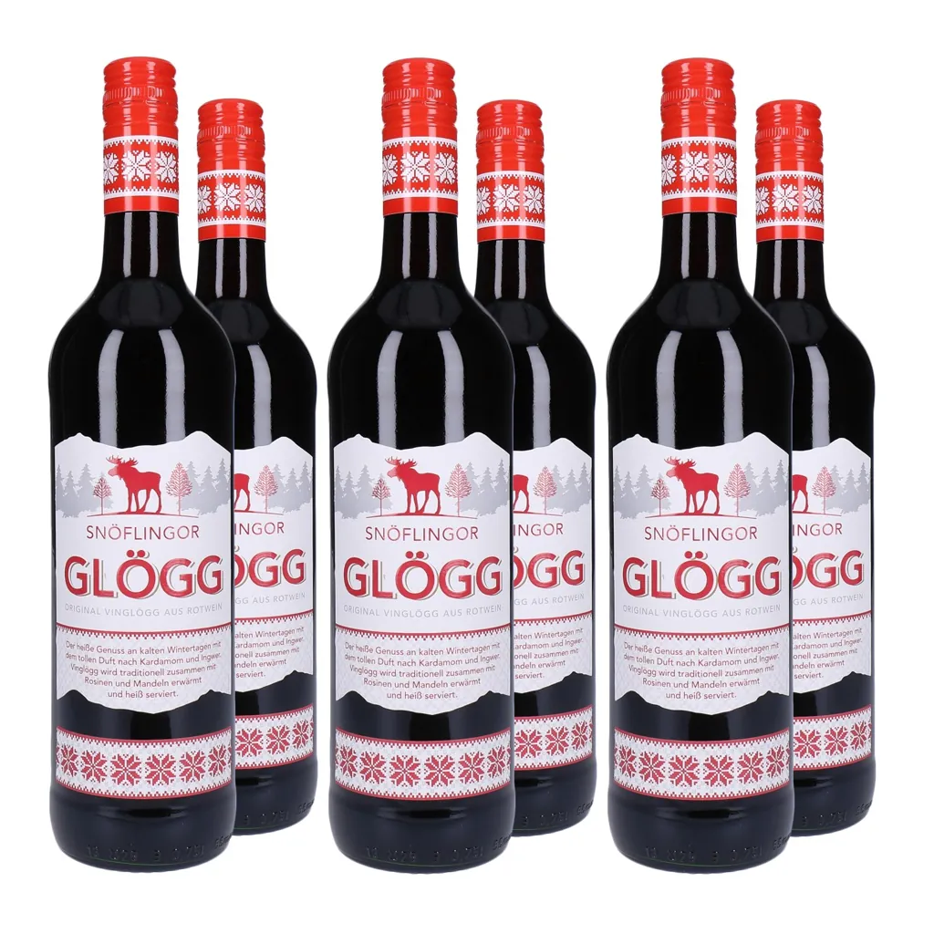 Snöflingor Glühwein rot 6 x 0,75 L