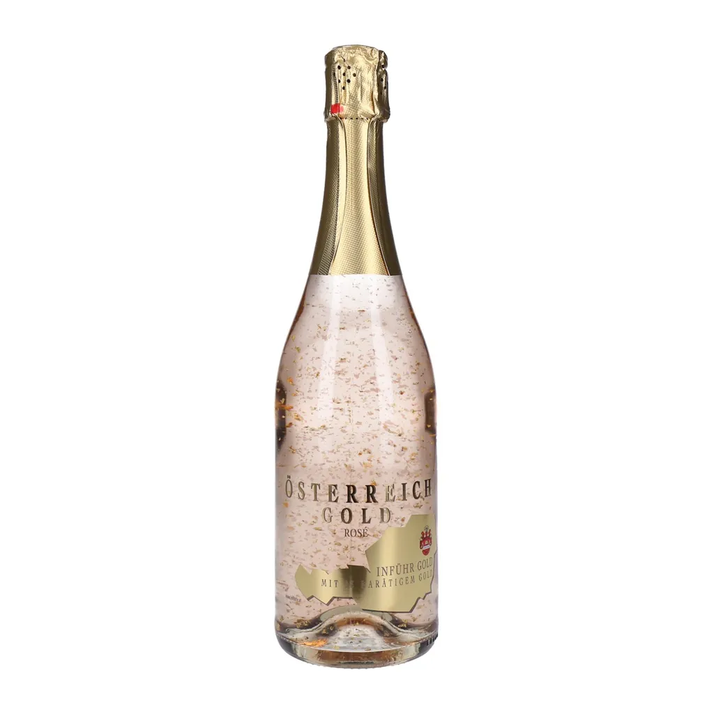 Österreich Gold Rosé mit 23 Karat Blattgold 1 x 0,75 L