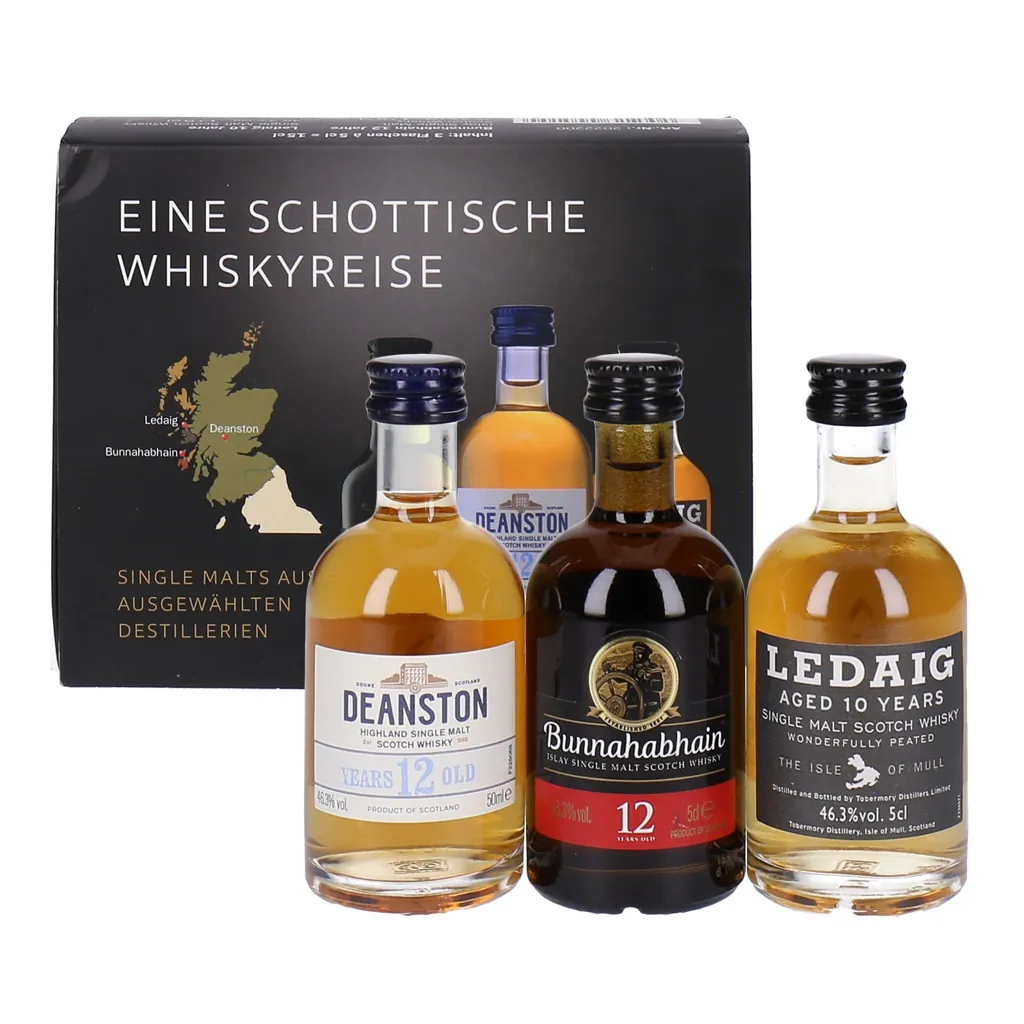 Miniaturenset Schottische Single Malts 3 x 0,05 L