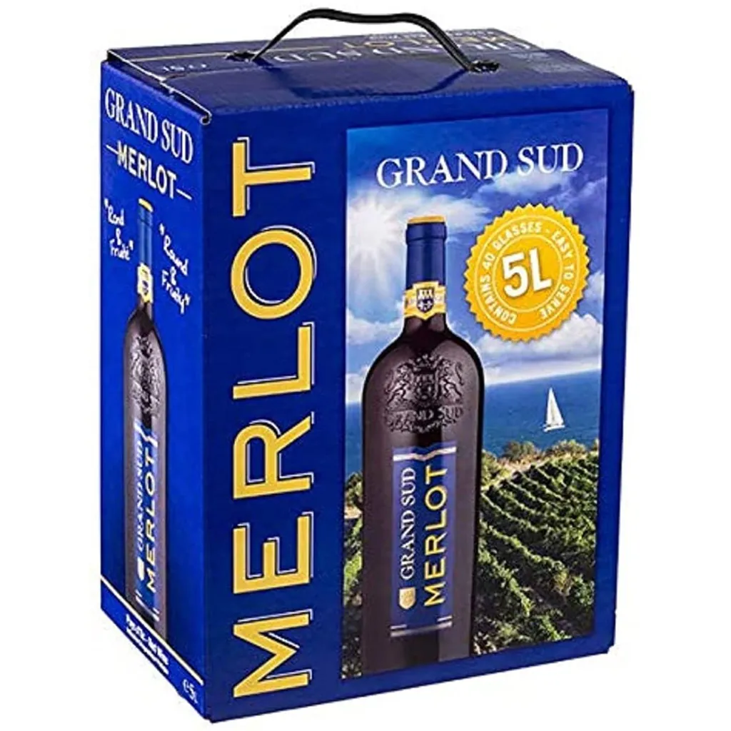 Grand Sud Merlot Bag in Box 1 x 5 L