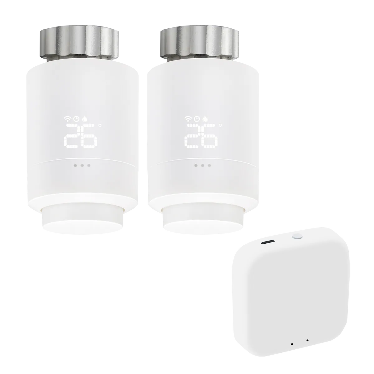 Smartes Thermostat WT-1 + Gateway WT-2G – Effiziente Heizungssteuerung mit Zigbee®