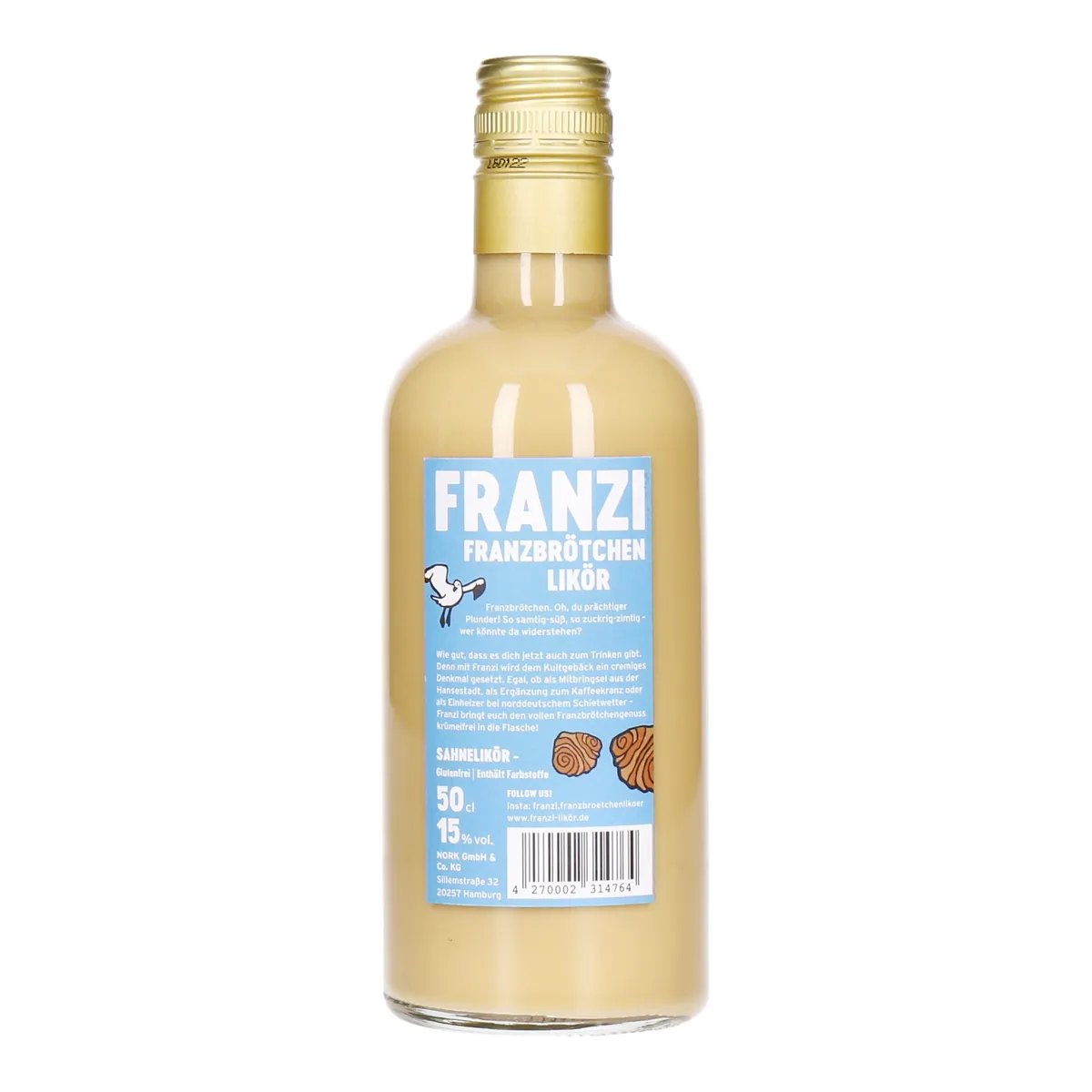 Franzi Franzbrötchen Likör 1 x 0,5 L