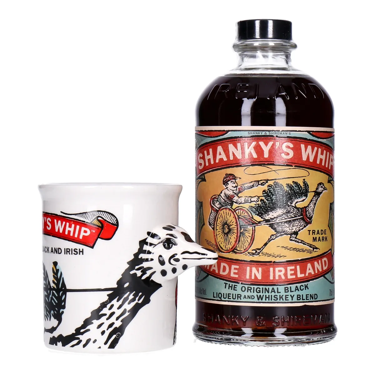Shanky´s Whip Irish Whiskey Likör Geschenkset 1 x 0,7 L