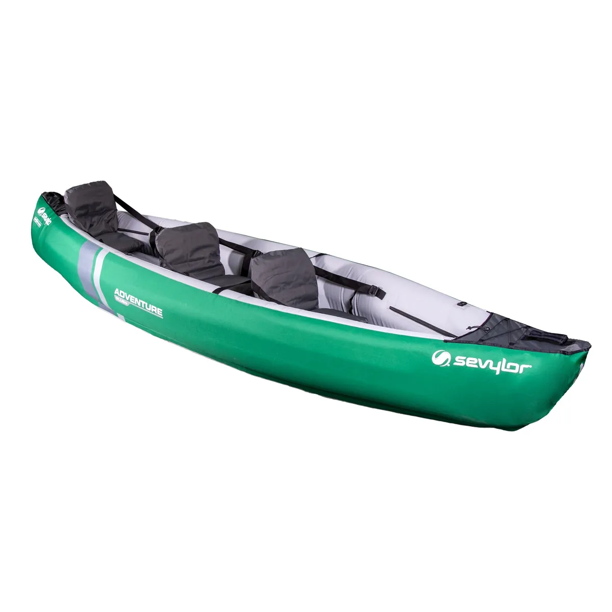 Sevylor Adventure Plus Kajak/Kanu für 2+1 Personen aufblasbar 5 ca. 368 x 86 cm Grün