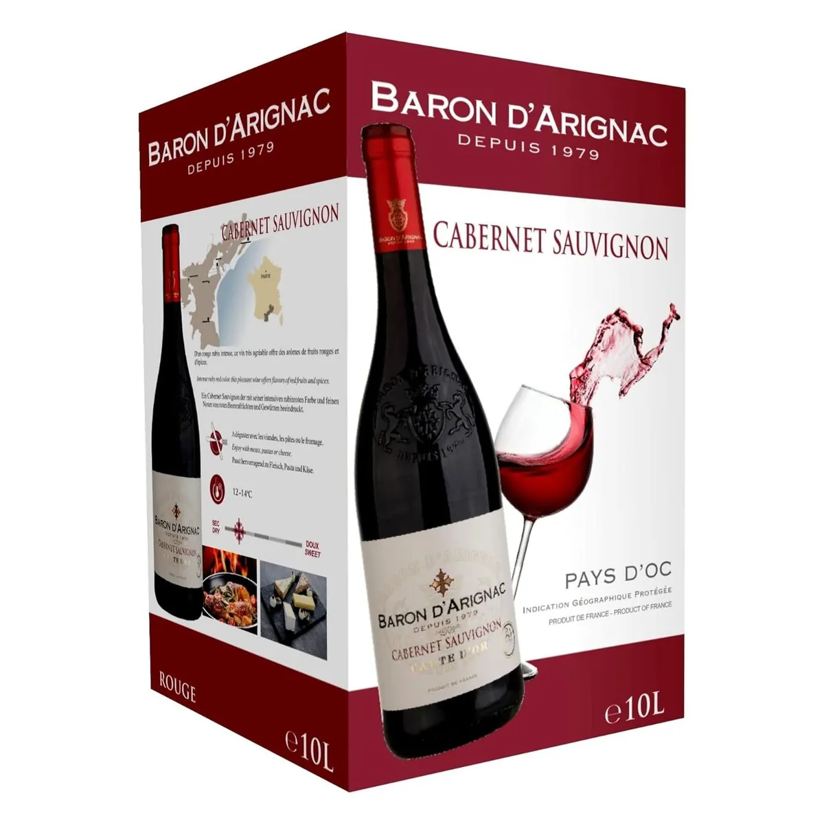 Baron d'Arignac Cabernet Sauvignon 1 x 10 L