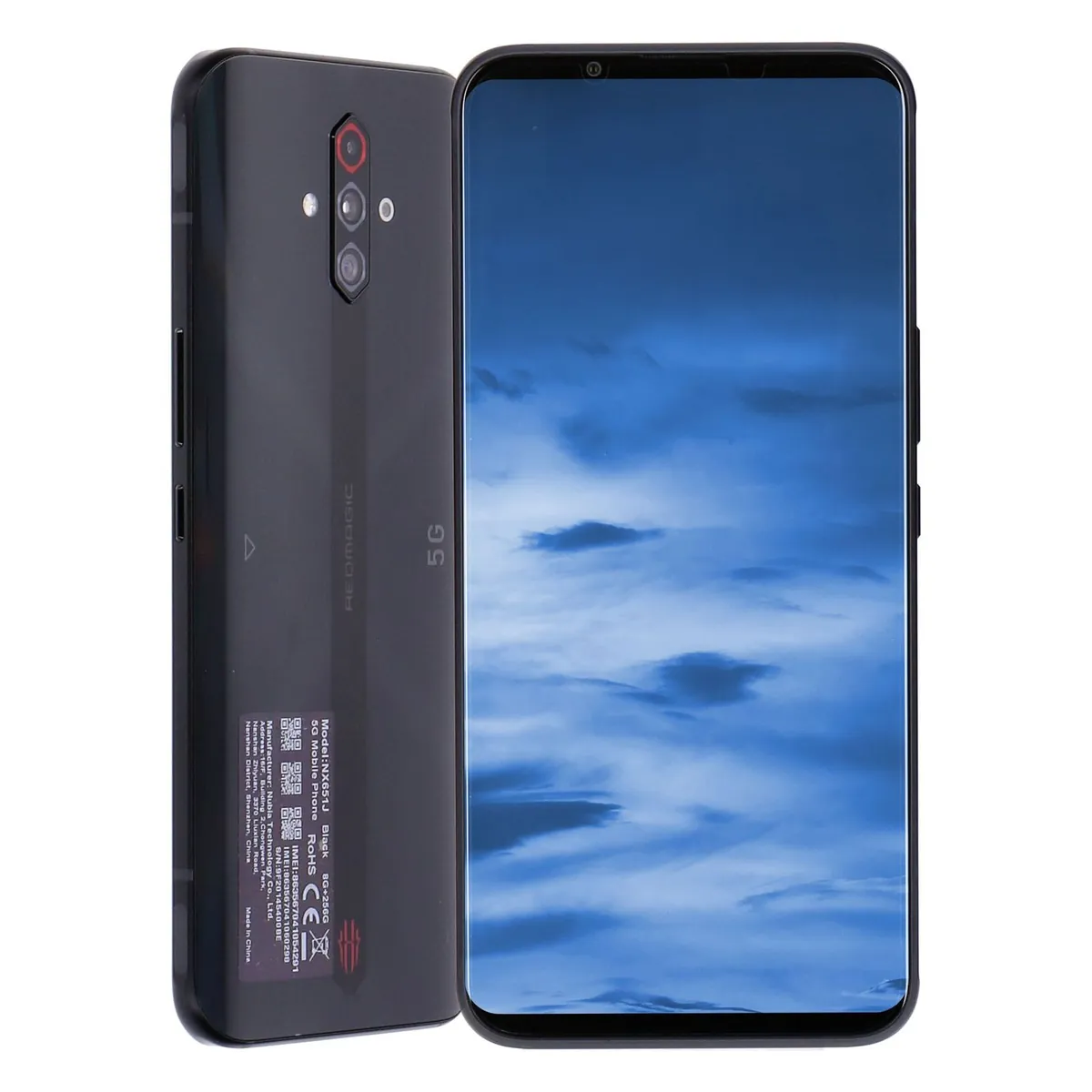Nubia Red Magic 5G Lite Dual-SIM 256GB Pro Kit Red Magic 5G Lite, Schutzhülle, E-Sports Handle