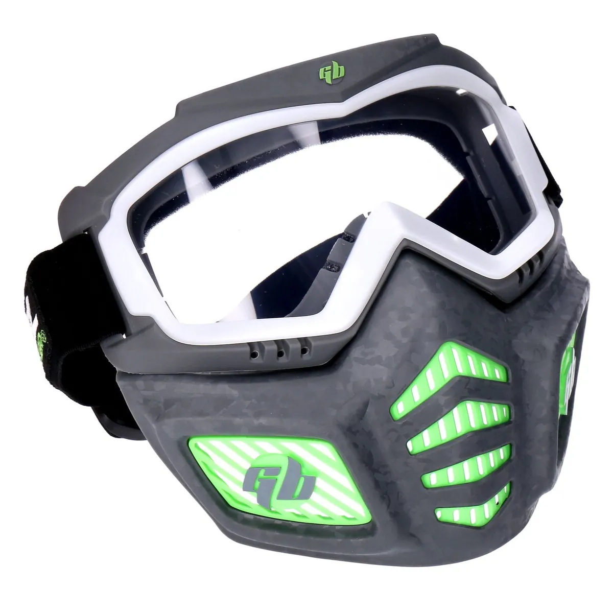 Gel Blaster Elite Gesichtsmaske  Leuchtend Abnehmbare Schutzbrillen