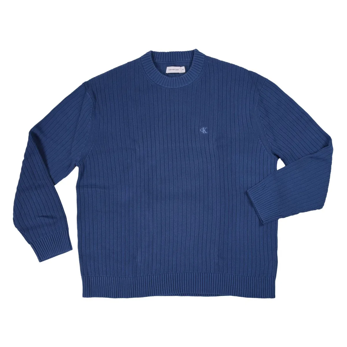 Calvin Klein Jeans Linear Sweater Herren Pullover blau XXL