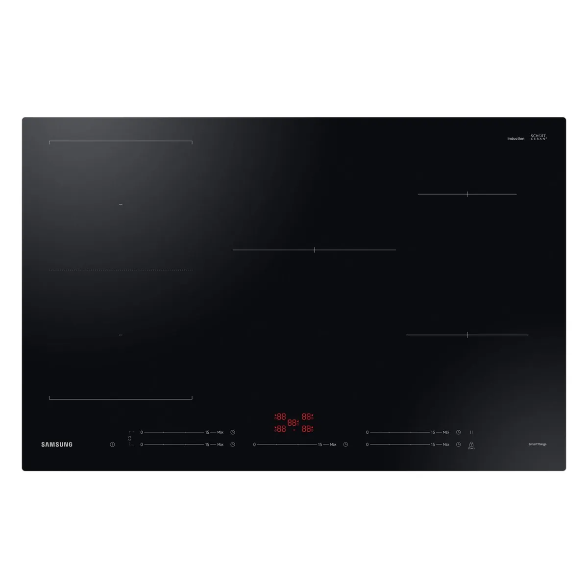 Samsung NZ85C5047FK /U1 Induktionskochfeld Autark 80 cm Slim Fit
