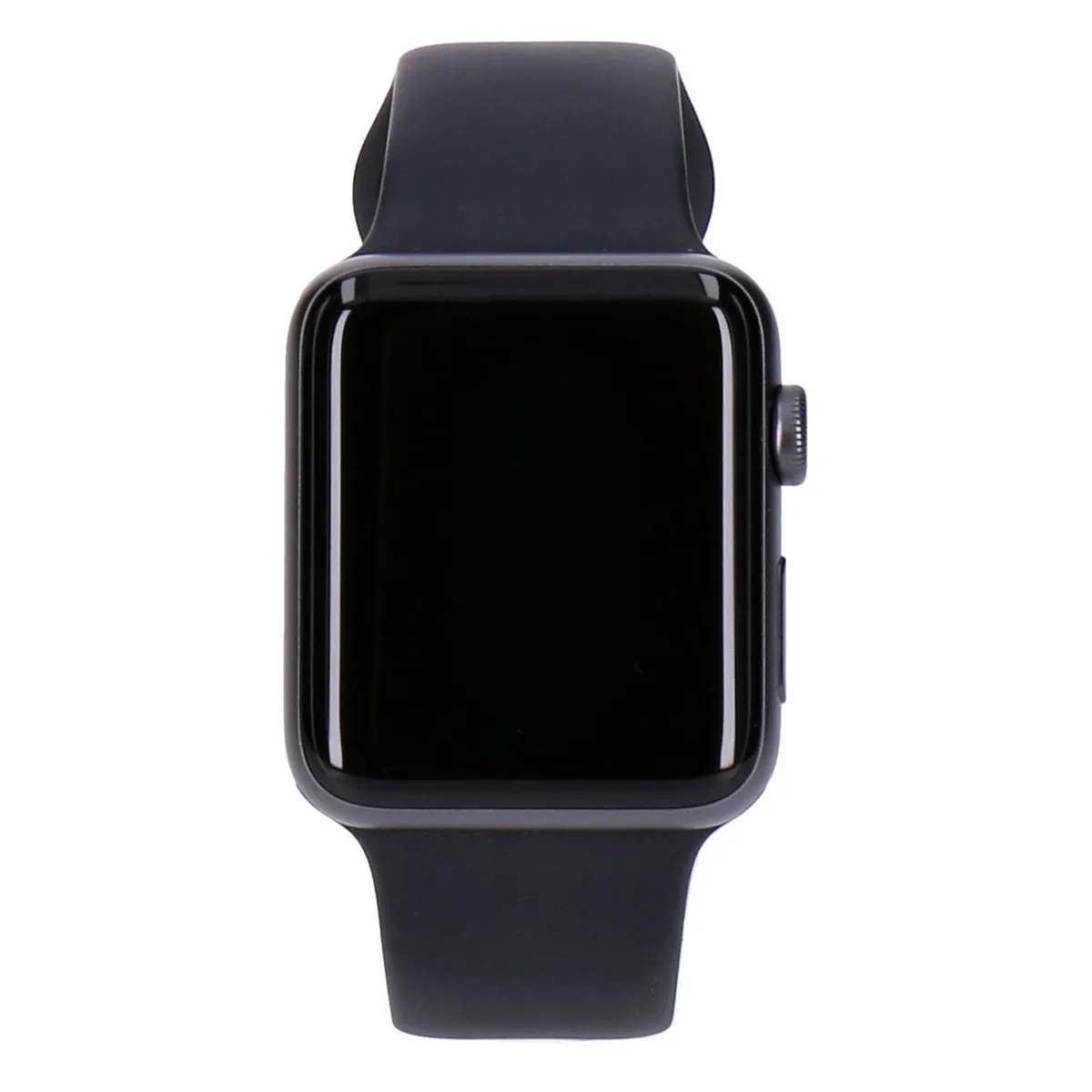 Apple Watch Series 3 42mm GPS Spacegrau Aluminiumgehäuse mit Sportarmband schwarz