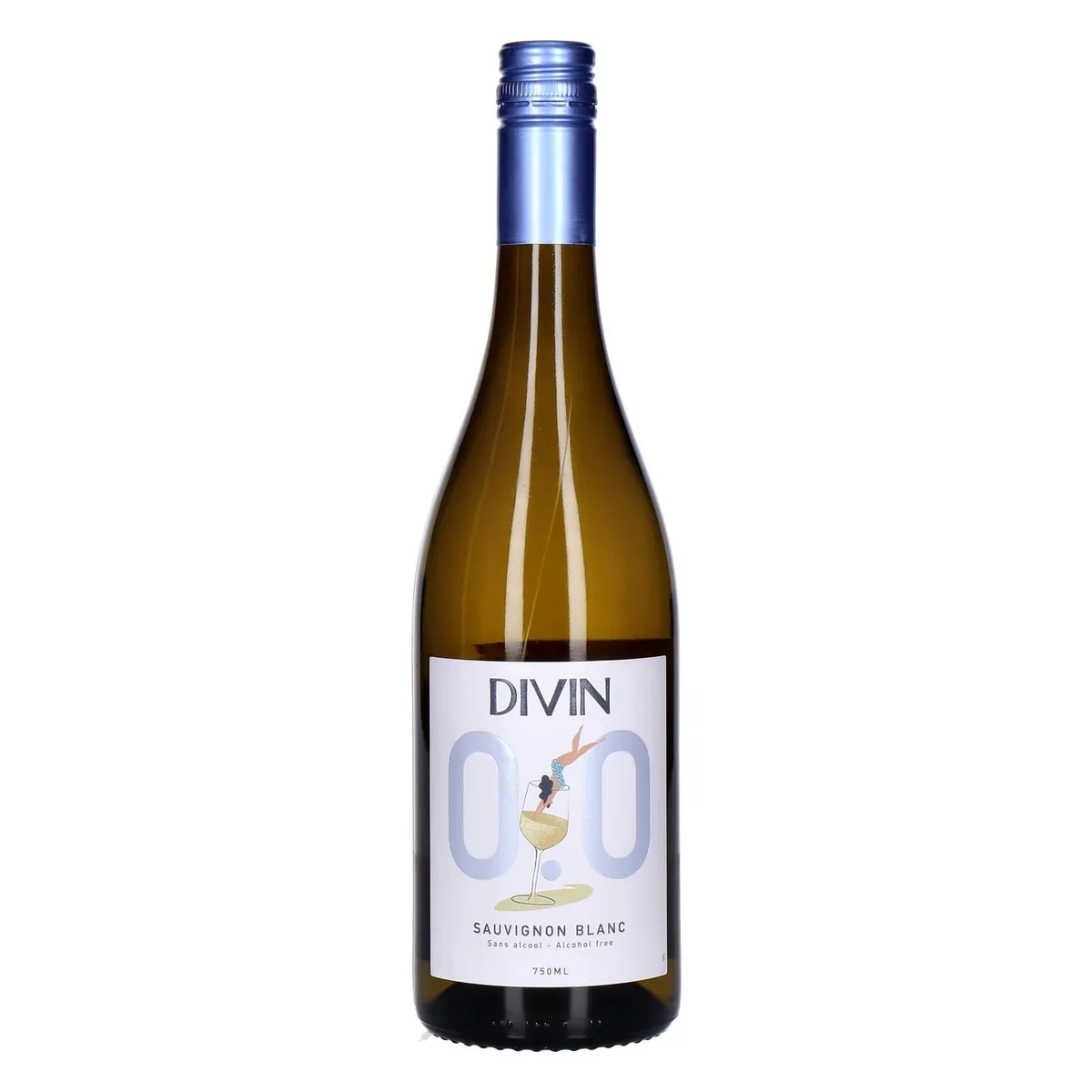 DIVIN Sauvignon Blanc 0,0% Alkoholfreier Wein 1 x 0,75 L