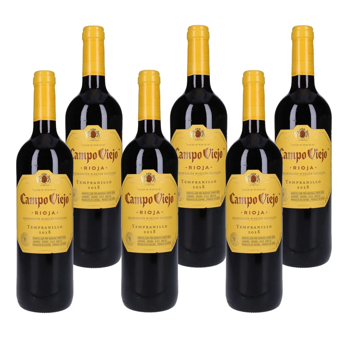 Bodegas Campo Viejo Tempranillo 6 x 0,75 L