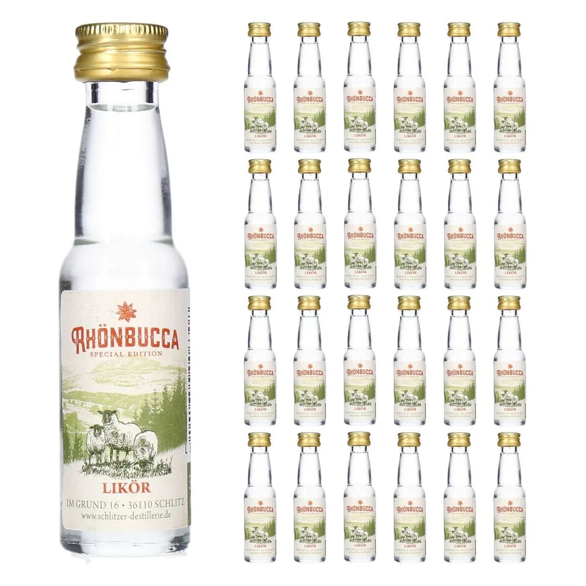 Rhönbucca Anis Likör 25 x 0,02 L