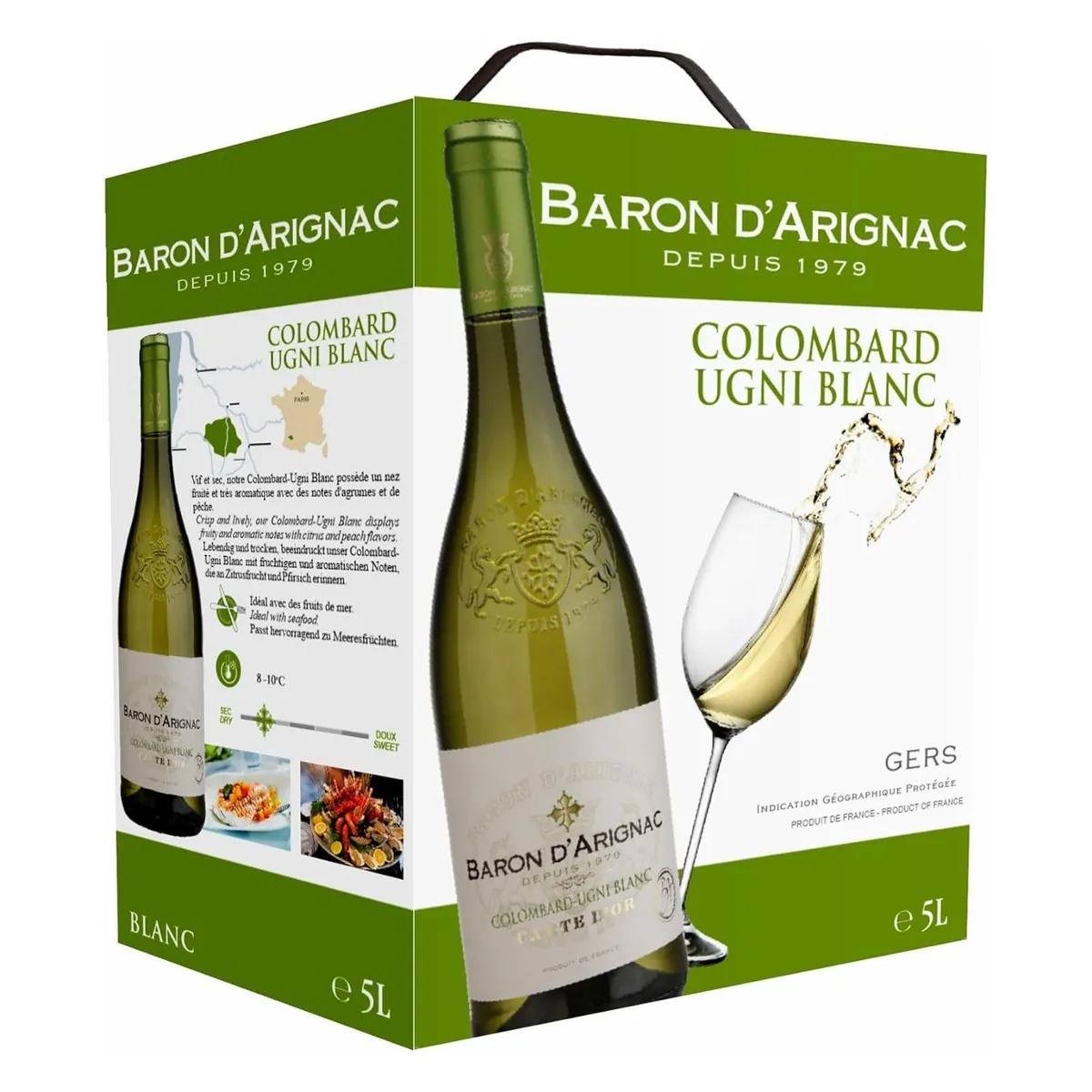Baron d'Arignac Colombard Ugni Blanc 1 x 5 L