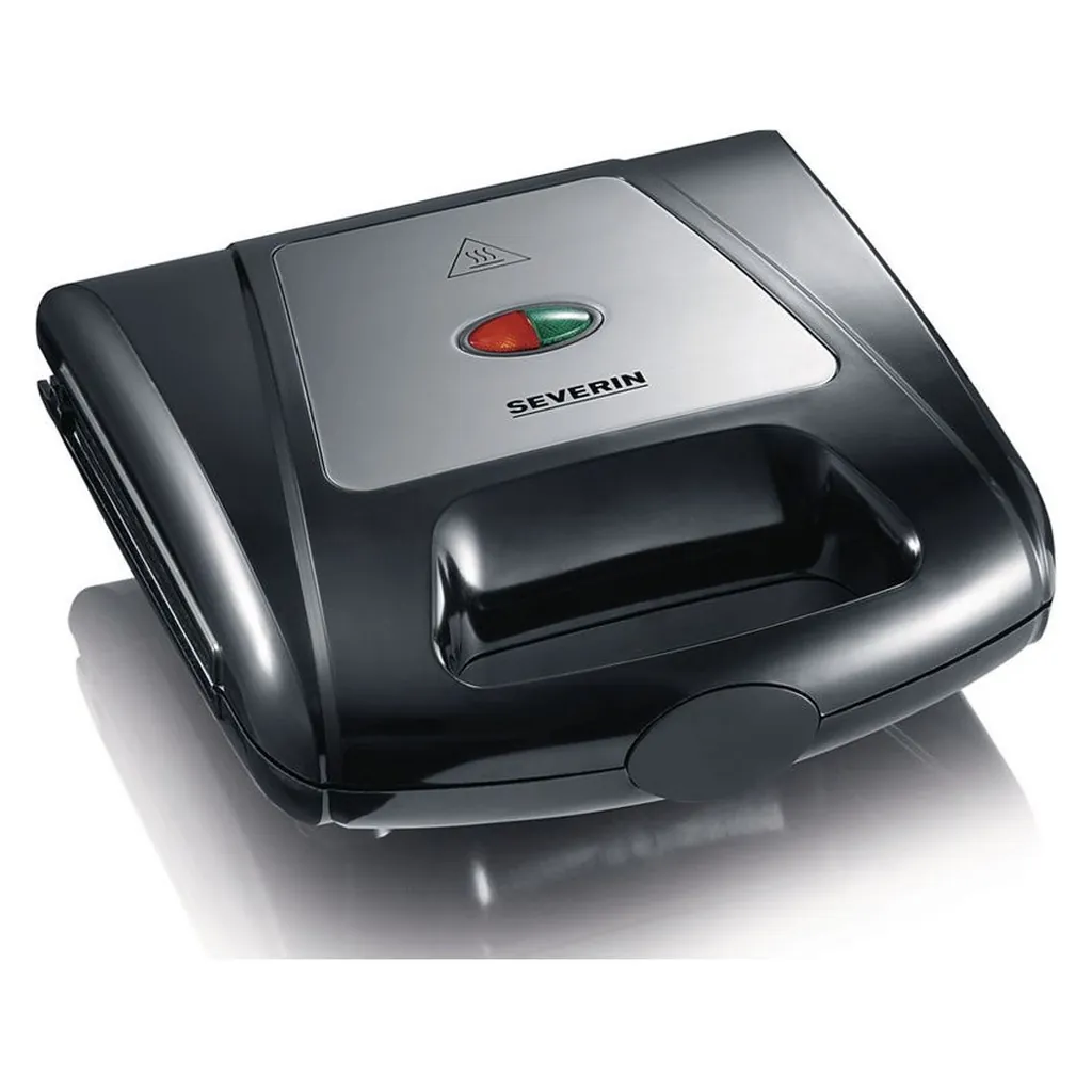 Severin SA 2968 Sandwich-Toaster 3in1 1000 W Schwarz, Chrom