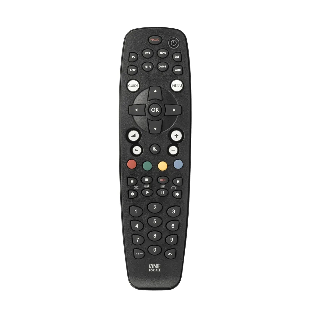 One For All Basic URC 2981 Fernbedienung IR Wireless TV, Beistellgerät, DVD/Blu-ray, Soundbar-