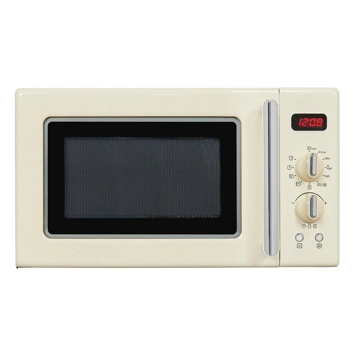 Exquisit RMW720-3G DIG Retro-Mikrowelle 700 Watt, 20L, 5 Leistungsstufen
