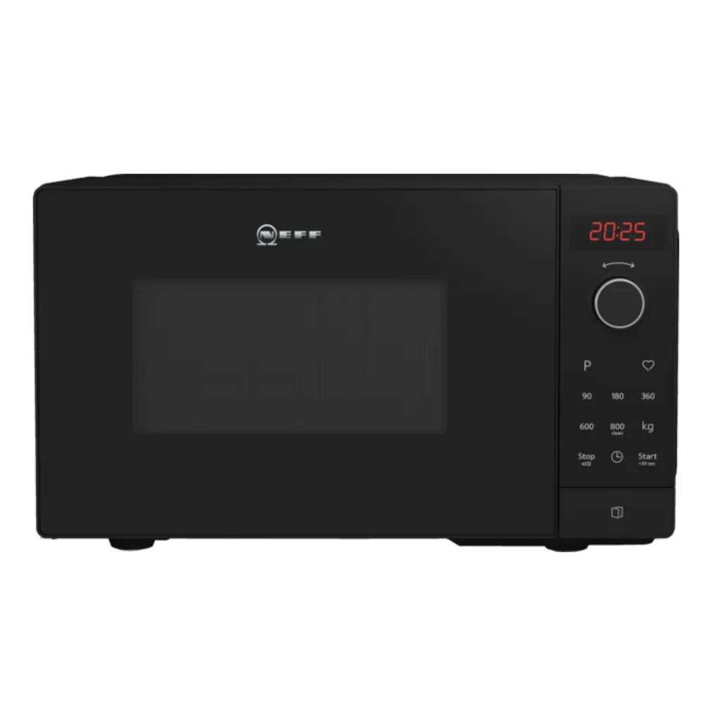 Neff FLAWG20S2 Mikrowelle Arbeitsplatte Solo- Mikrowelle 20 l 800 W Schwarz