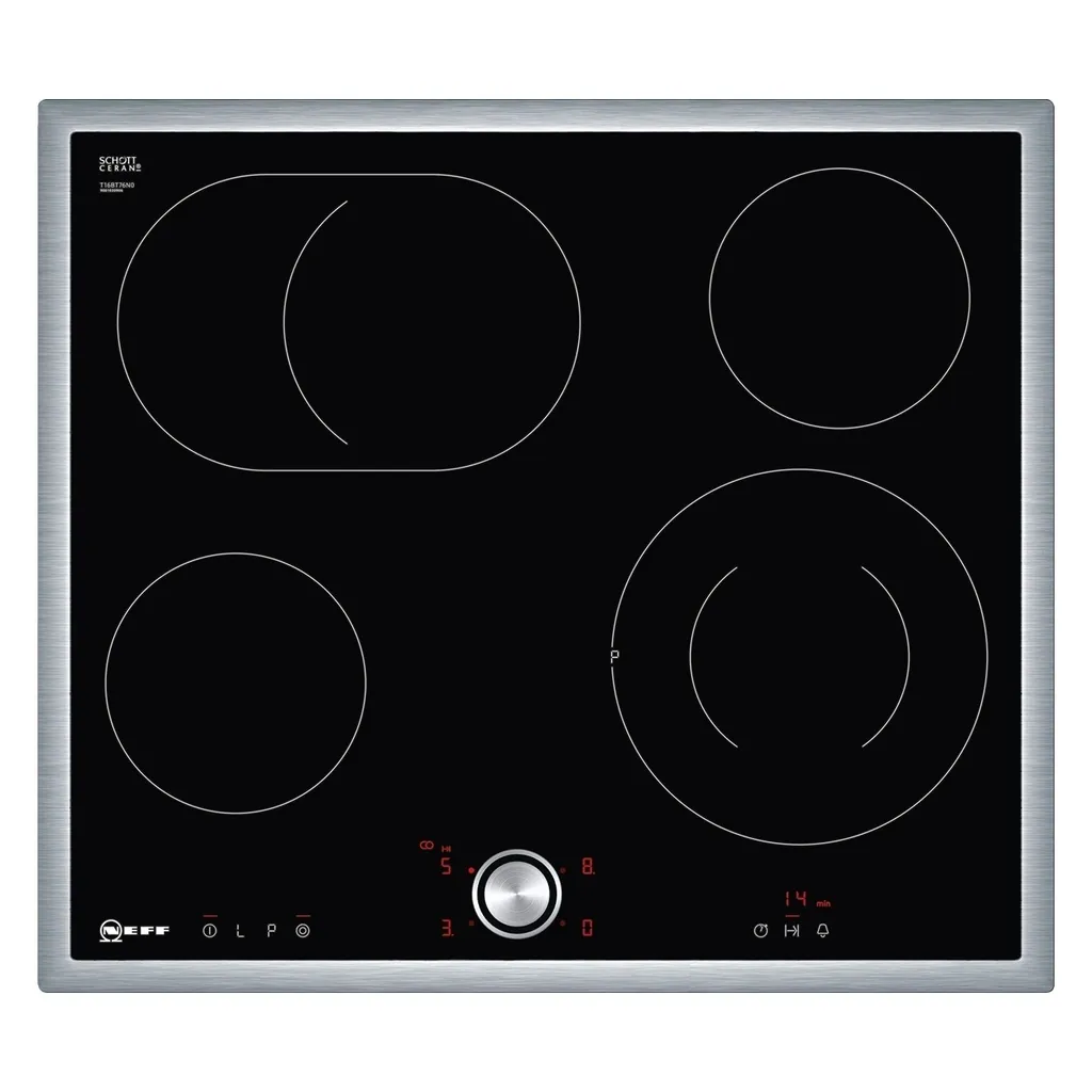 Neff T16BT76N0 Kochfeld Schwarz Integriert Keramik 4 Zone(n)