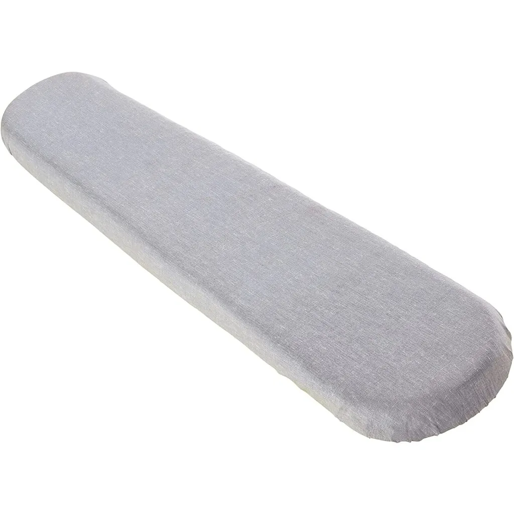 Leifheit 71821 Ärmelbrettbezug Mini gepolsterter Bügelbrettoberbezug 57 x 15 xm Grau