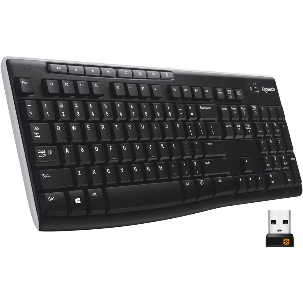 Logitech K270 Wireless Keyboard kabellose Tastatur QWERTZ schwarz