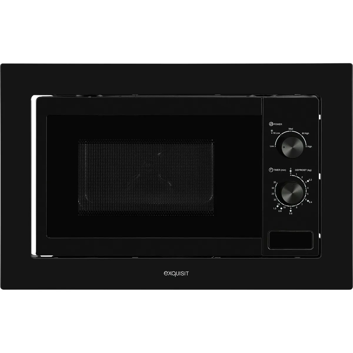 Exquisit EMW10-020 Einbau-Mikrowelle schwarz