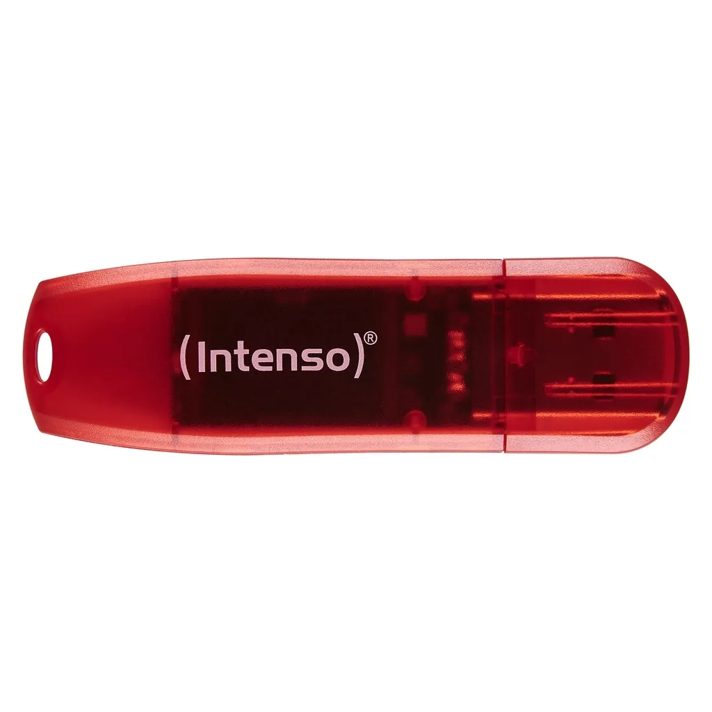 Intenso Rainbow Line USB-Stick 128 GB USB Typ-A 2.0 Rot, Transparent