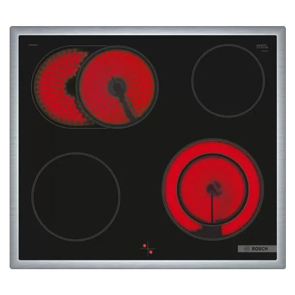 Bosch Serie 4 NKN64RGA2E Kochfeld Schwarz Integriert 60 cm Keramik 4 Zone(n)