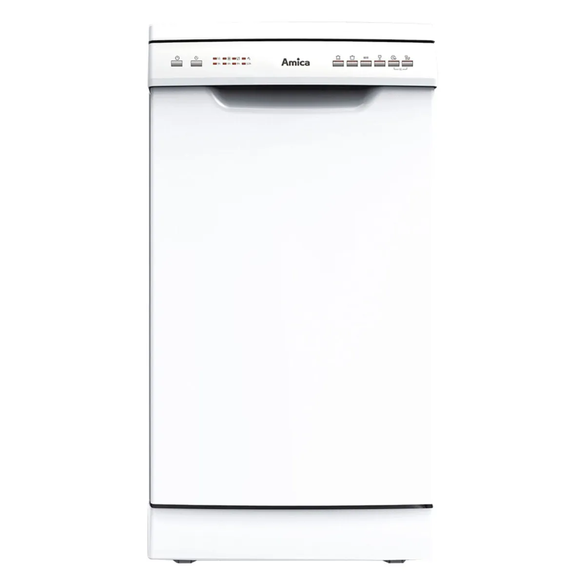 Amica GSP 14544-1 W Geschirrspüler freistehend 45cm 9 Maßgedecke E