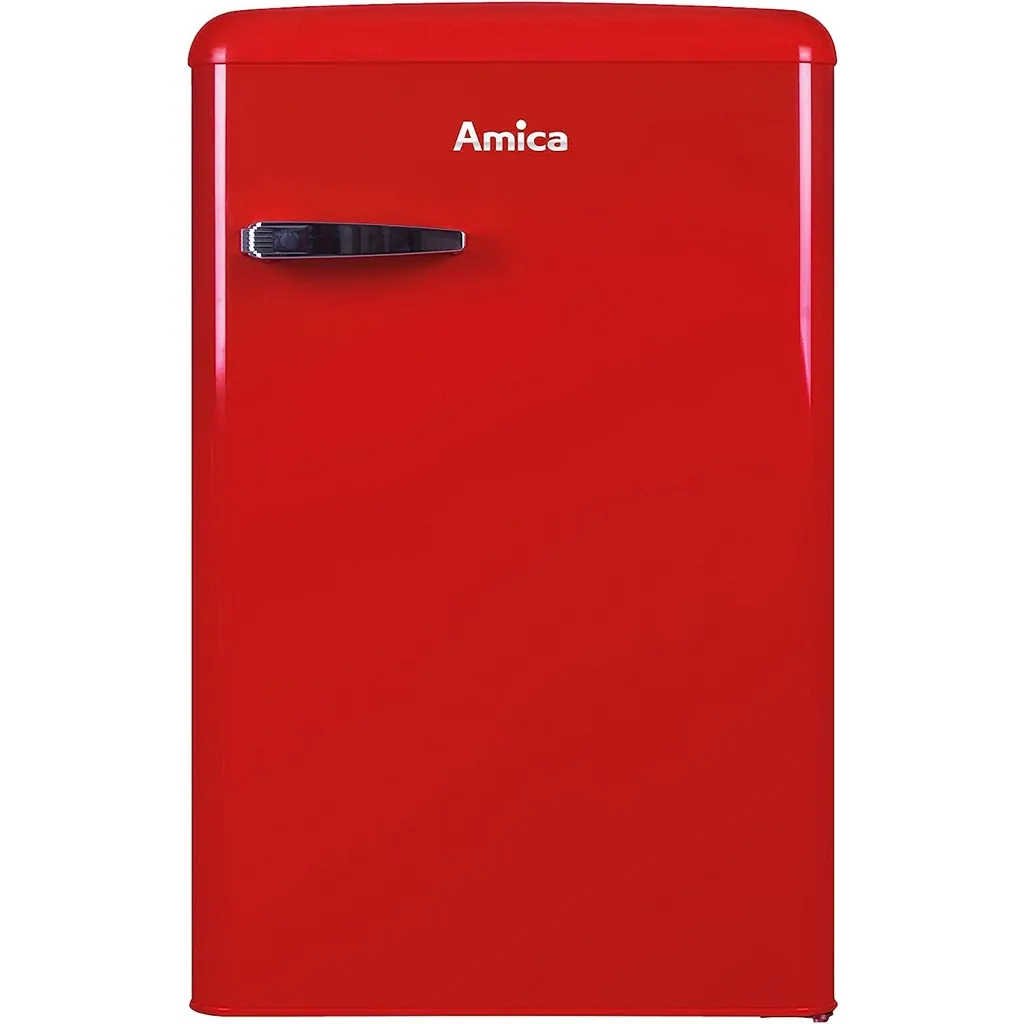 Amica VKS 15620-1 R Vollraumkühlschrank, freihstehend im Retrodesign rot
