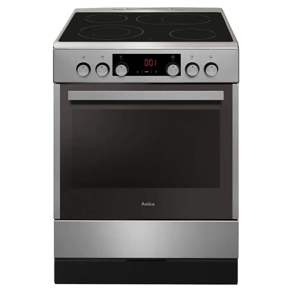 Amica SHC 914 100 E Fine Design Standherd mit Glaskeramikkochfeld