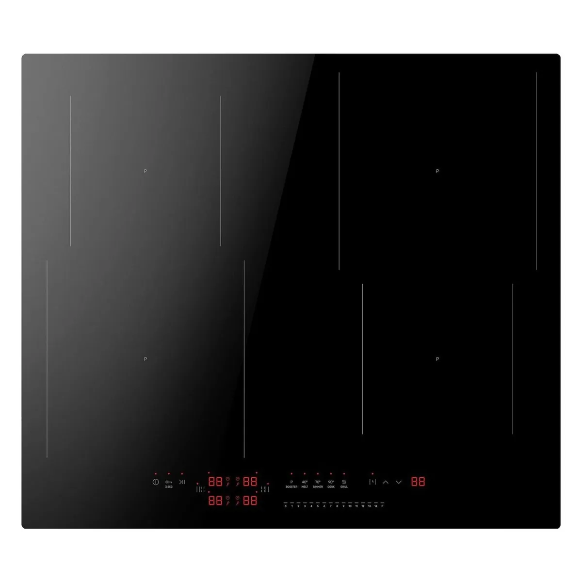 Amica KMI 774 660 C Induktionskochfeld autark 60 cm schwarz