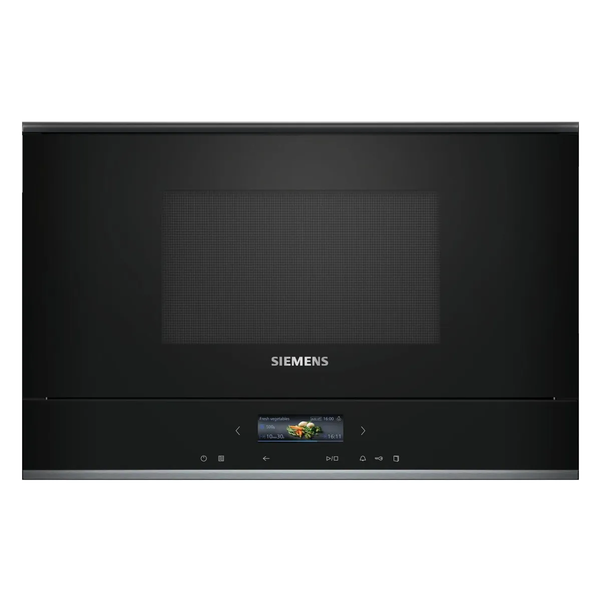 Siemens iQ700 BE732L1B1 Mikrowelle Schwarz Kombi-Mikrowelle Integriert 21 l 900 W