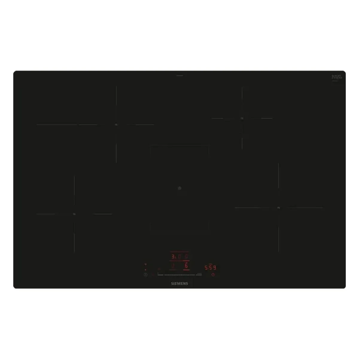 Siemens iQ300 EH801HFB1E Induktionskochfeld Integriert 80 cm 4 Zonen Schwarz