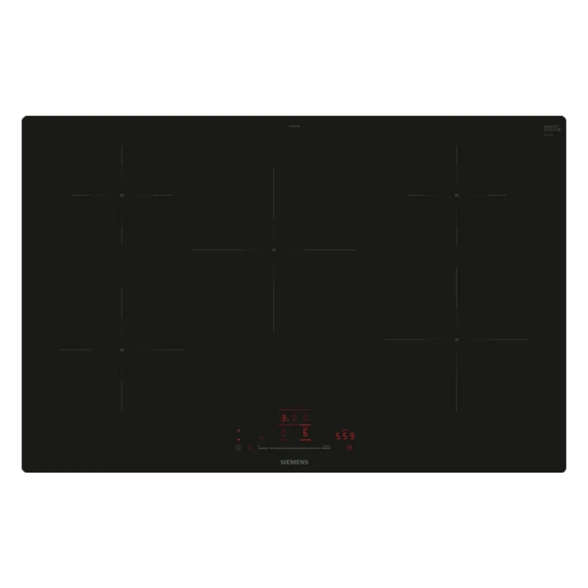 Siemens iQ100 EH801HVB1E Induktionskochfeld Integriert 80 cm 5 Zonen Schwarz