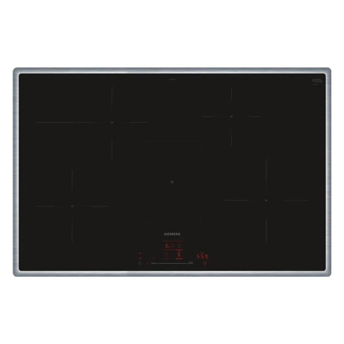 Siemens iQ300 EH845HFB1E Induktionskochfeld Integriert 80 cm 4 Zonen Schwarz