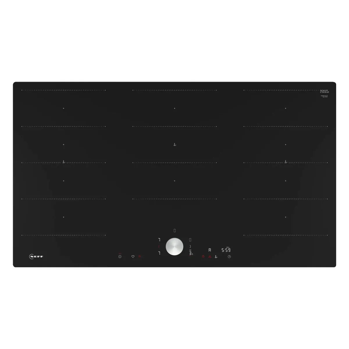 Neff T69PTX4L0 Induktionskochfeld Integriert 90 cm 5 Zonen Schwarz