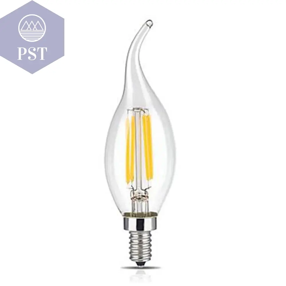 10 Stück LED-Lampe E14 4W/6W Dimmbar Edison Retro Filament Kerze Licht AC220V C35 Warm/Kaltweiß 360 Grad Energiesparlampe