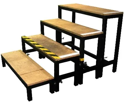 Treppenstufe Bühne